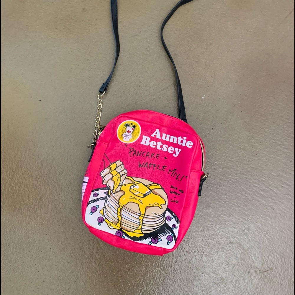 Betsey Johnson crossbody leather bag